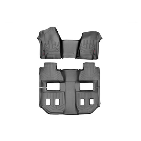 Weathertech Front and Rear Floorliners - Over The Hump, 445431-446073 445431-446073